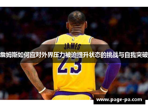 詹姆斯如何应对外界压力被迫提升状态的挑战与自我突破